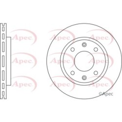 Brake Disc APEC DSK151 OE Ref 4246A7