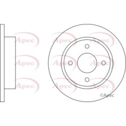 Brake Disc APEC DSK163 OE Ref 402065F003