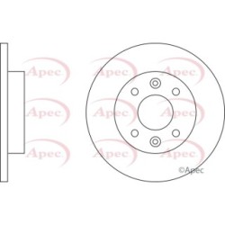Brake Disc APEC DSK179 OE Ref 7701204282