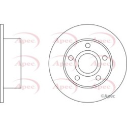 Brake Disc APEC DSK193 OE Ref 4A0615601A