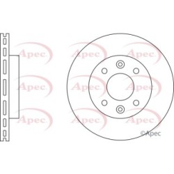Brake Disc APEC DSK199 OE Ref 7700756572