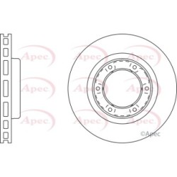 Brake Disc APEC DSK2002 OE Ref 4351260090