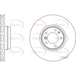 Brake Disc APEC DSK2009 OE Ref 34111164973