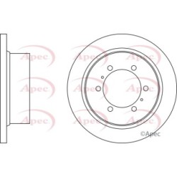 Brake Disc APEC DSK2015 OE Ref MB618797
