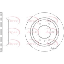 Brake Disc APEC DSK2016 OE Ref 8970340361