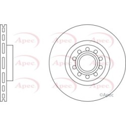 Brake Disc APEC DSK2017 OE Ref 441615301AA