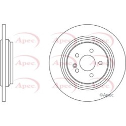 Brake Disc APEC DSK2020 OE Ref 1634230012 APEC