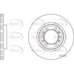 Brake Disc APEC DSK2024 OE Ref MB928697