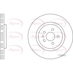 Brake Disc APEC DSK2028 OE Ref 60652186