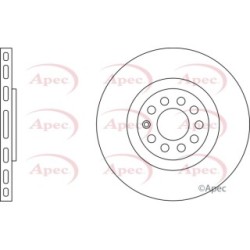 Brake Disc APEC DSK2031 OE Ref 8N0615301A