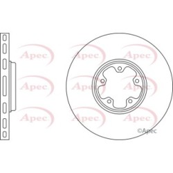 Brake Disc APEC DSK2035 OE Ref 1568640