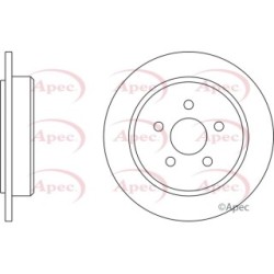 Brake Disc APEC DSK2038 OE Ref 4509553