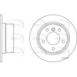 Brake Disc APEC DSK2040 OE Ref 34216758552