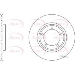 Brake Disc APEC DSK2042 OE Ref 4351287605