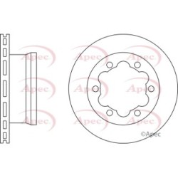 Brake Disc APEC DSK2044 OE Ref 9044230312