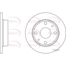 Brake Disc APEC DSK2047 OE Ref 4351297207 APEC
