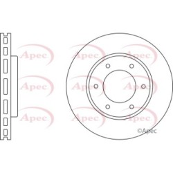 Brake Disc APEC DSK2049 OE Ref 4351226160