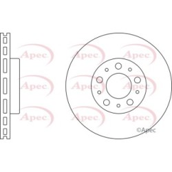 Brake Disc APEC DSK2051 OE Ref 2724032