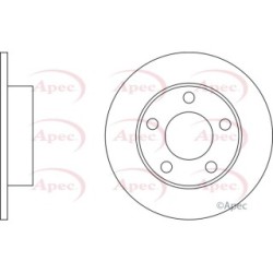 Brake Disc APEC DSK2052 OE Ref 8E0615601A