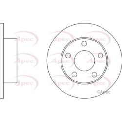 Brake Disc APEC DSK2053 OE Ref 4B0615601