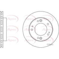Brake Disc APEC DSK2054 OE Ref 0K01133251D