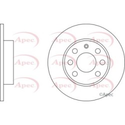 Brake Disc APEC DSK2056 OE Ref 9195981