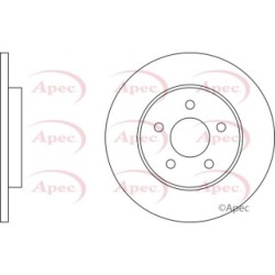 Brake Disc APEC DSK2058 OE Ref 1376138