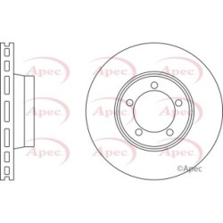 Brake Disc APEC DSK2061 OE Ref BG2246