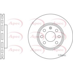 Brake Disc APEC DSK2068 OE Ref 9127967