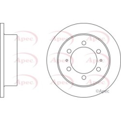 Brake Disc APEC DSK2070 OE Ref 4840105101