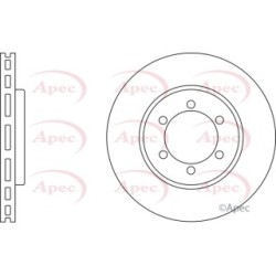 Brake Disc APEC DSK2071 OE Ref 4144105110