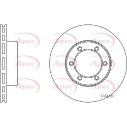 Brake Disc APEC DSK2074 OE Ref 4351235190