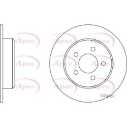 Brake Disc APEC DSK2079 OE Ref 4721023AE