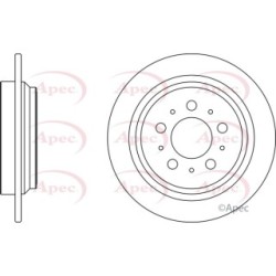 Brake Disc APEC DSK2084 OE Ref 2722486 APEC