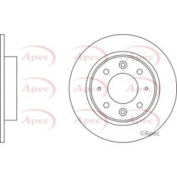 Brake Disc APEC DSK2085 OE Ref 0K9AA26251A