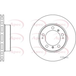 Brake Disc APEC DSK2090 OE Ref 98635140105