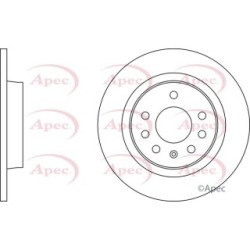 Brake Disc APEC DSK2091 OE Ref 468364890