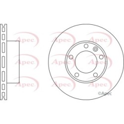 Brake Disc APEC DSK2092 OE Ref 4403038
