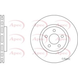 Brake Disc APEC DSK2096 OE Ref 4509994AA