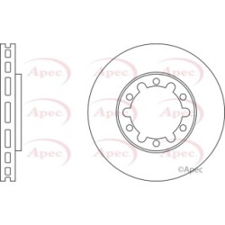 Brake Disc APEC DSK2100 OE Ref 40206VB001
