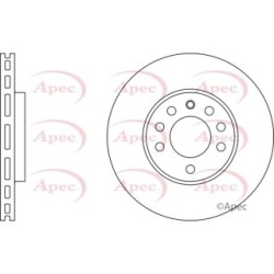 Brake Disc APEC DSK2101 OE Ref 468364910