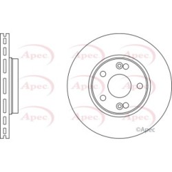 Brake Disc APEC DSK2105 OE Ref 8200007121
