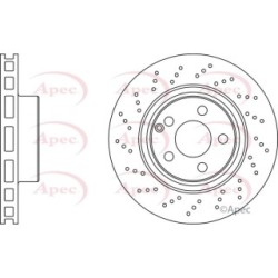 Brake Disc APEC DSK2108 OE Ref 2204212512
