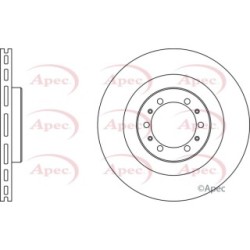 Brake Disc APEC DSK2109 OE Ref MB699716