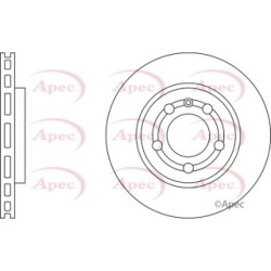 Brake Disc APEC DSK2116 OE Ref 8N0615601B