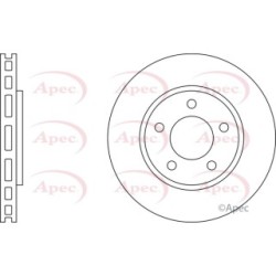 Brake Disc APEC DSK2118 OE Ref 4721820AF