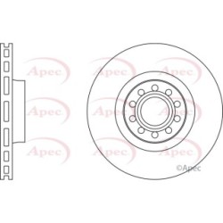 Brake Disc APEC DSK2119 OE Ref 4D0615301F