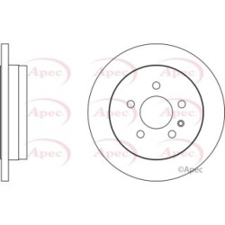 Brake Disc APEC DSK2133 OE Ref 1634230112