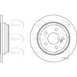 Brake Disc APEC DSK2135 OE Ref 2204230112