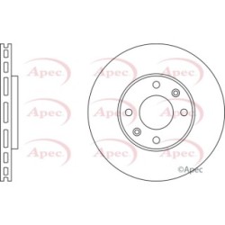 Brake Disc APEC DSK2136 OE Ref 1618890480